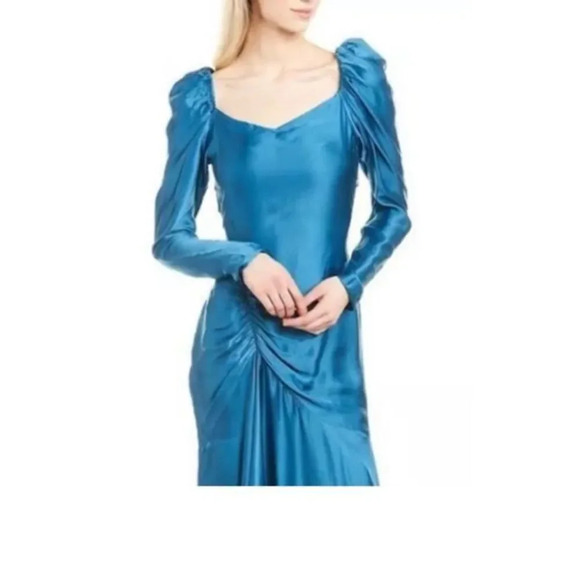 - Rococo Sand Poppy Turquoise Maxi Dress  NWT  Retail $498  Size S - Picture 4 of 10